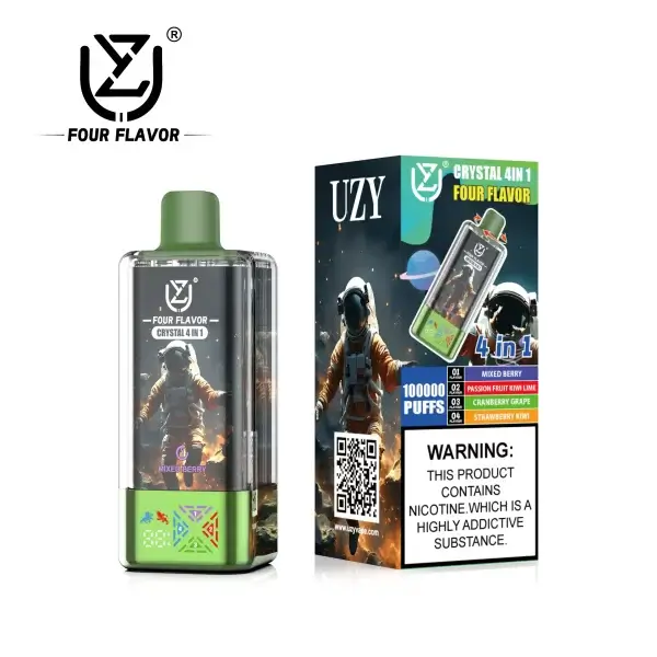 UZY Crystal 4 in 1 100000 Puffs Disposable Vape - Image 5