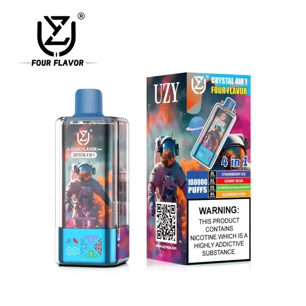 UZY Crystal 4 in 1 100000 Puffs Disposable Vape - Image 8