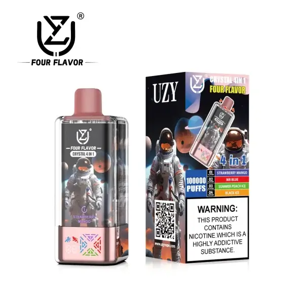 UZY Crystal 4 in 1 100000 Puffs Disposable Vape - Image 9