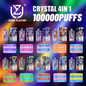 UZY Crystal 4 in 1 100000 Puffs Disposable Vape