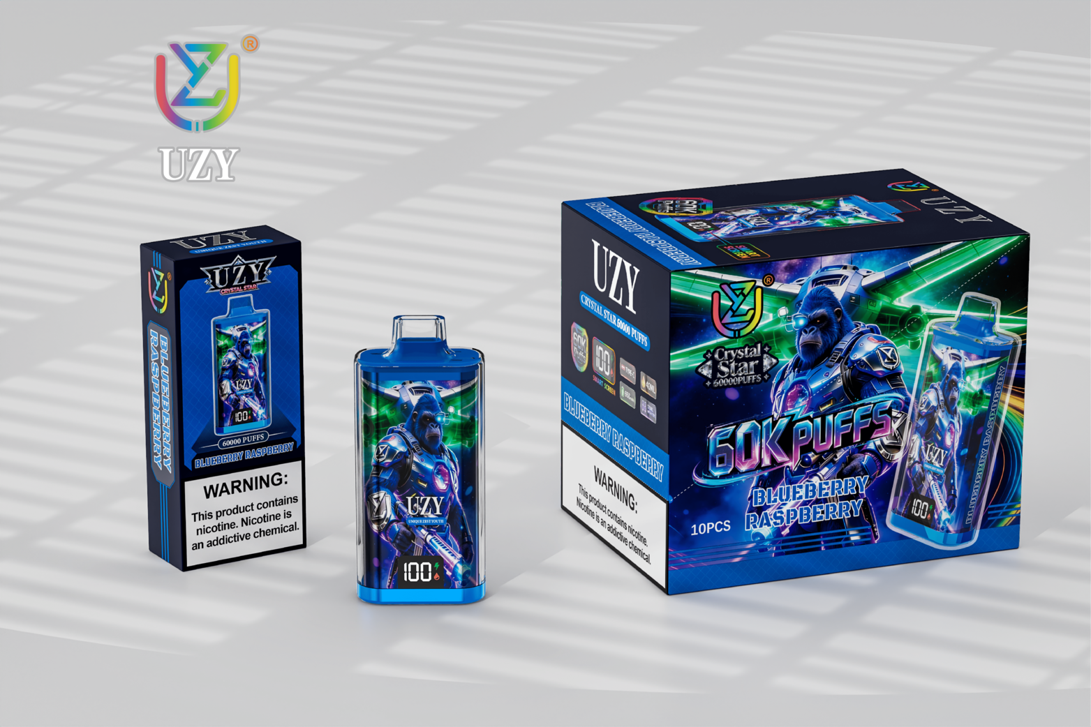 UZY Crystal Star 60000 60K Puff Disposable Vape - Image 2