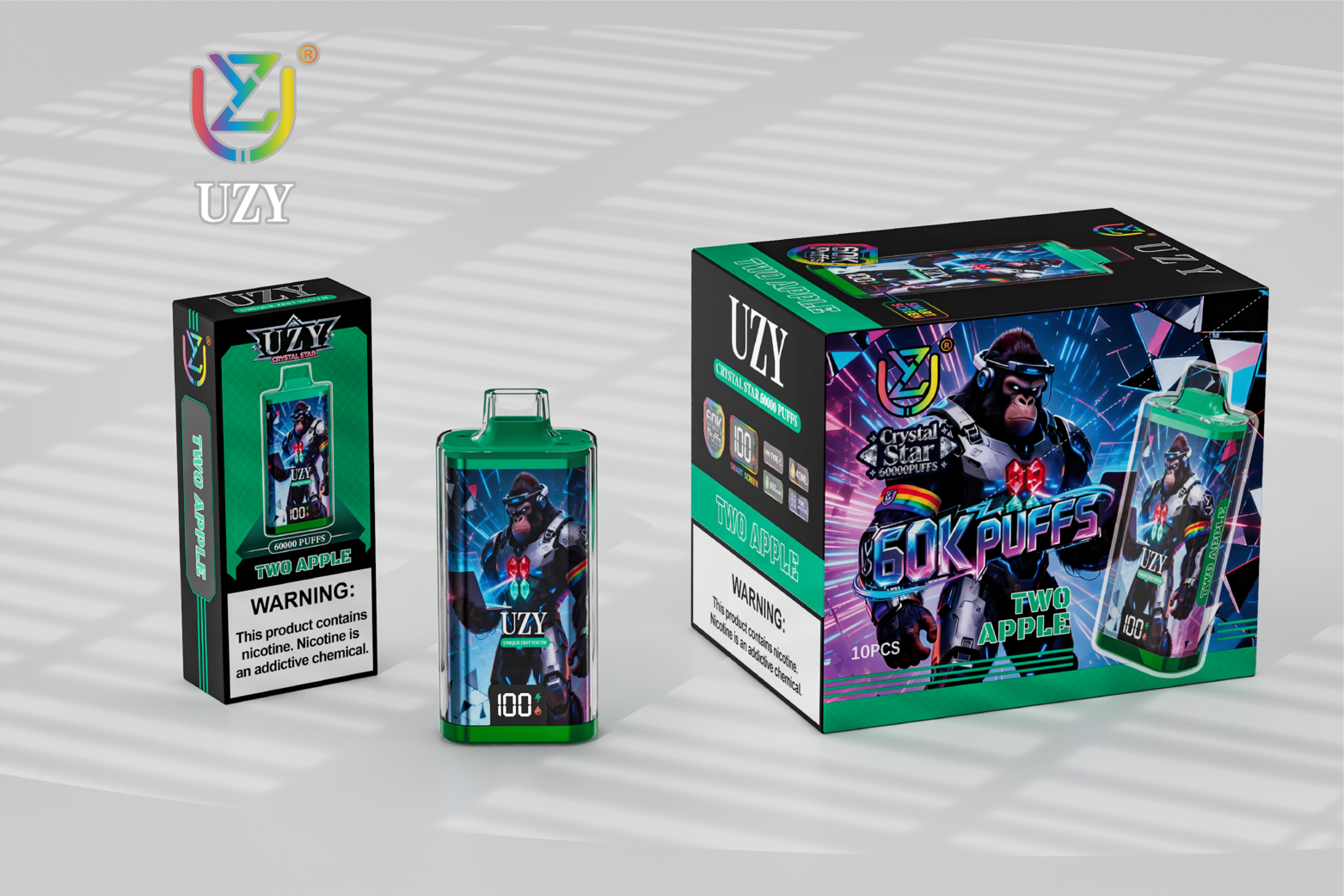 UZY Crystal Star 60000 60K Puff Disposable Vape - Image 12