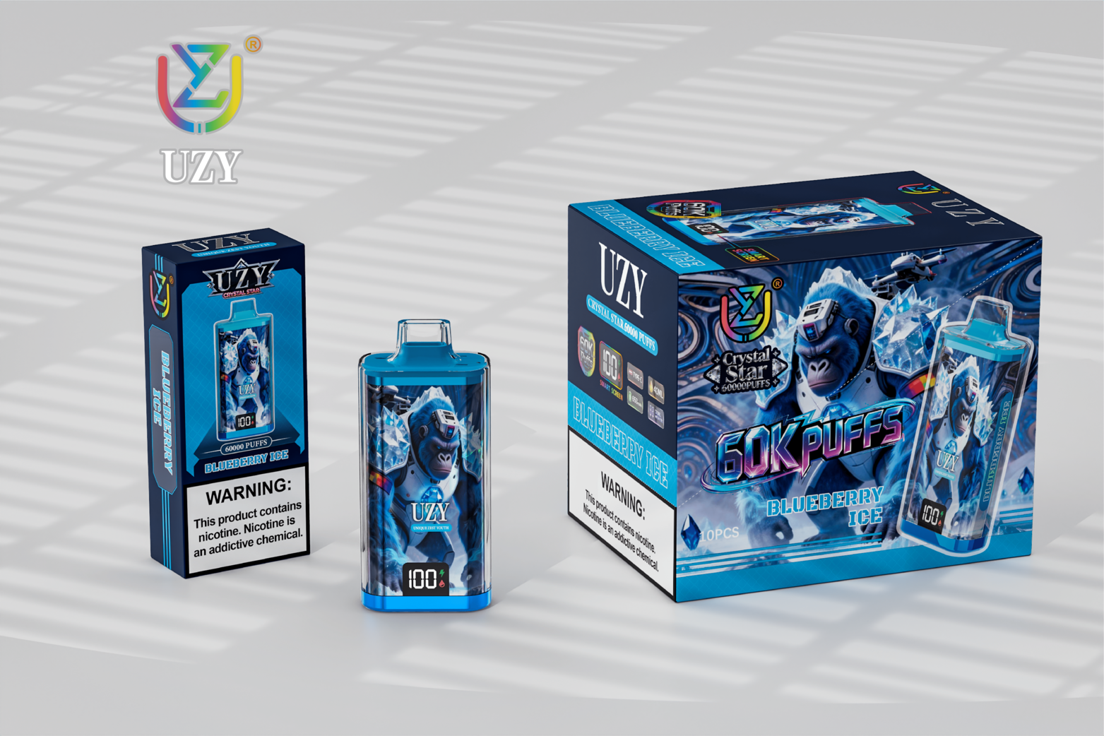 UZY Crystal Star 60000 60K Puff Disposable Vape - Image 13