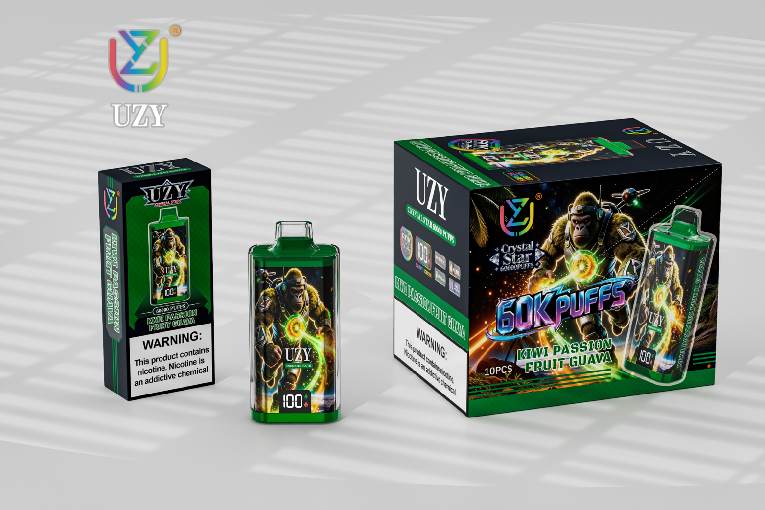 UZY Crystal Star 60000 60K Puff Disposable Vape - Image 3