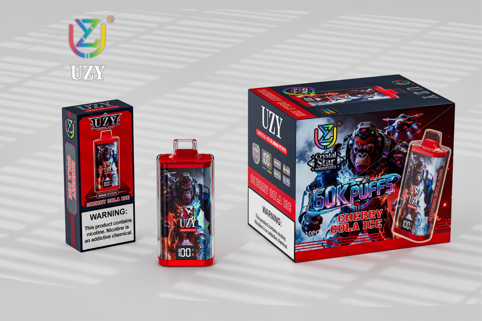 UZY Crystal Star 60000 60K Puff Disposable Vape - Image 4