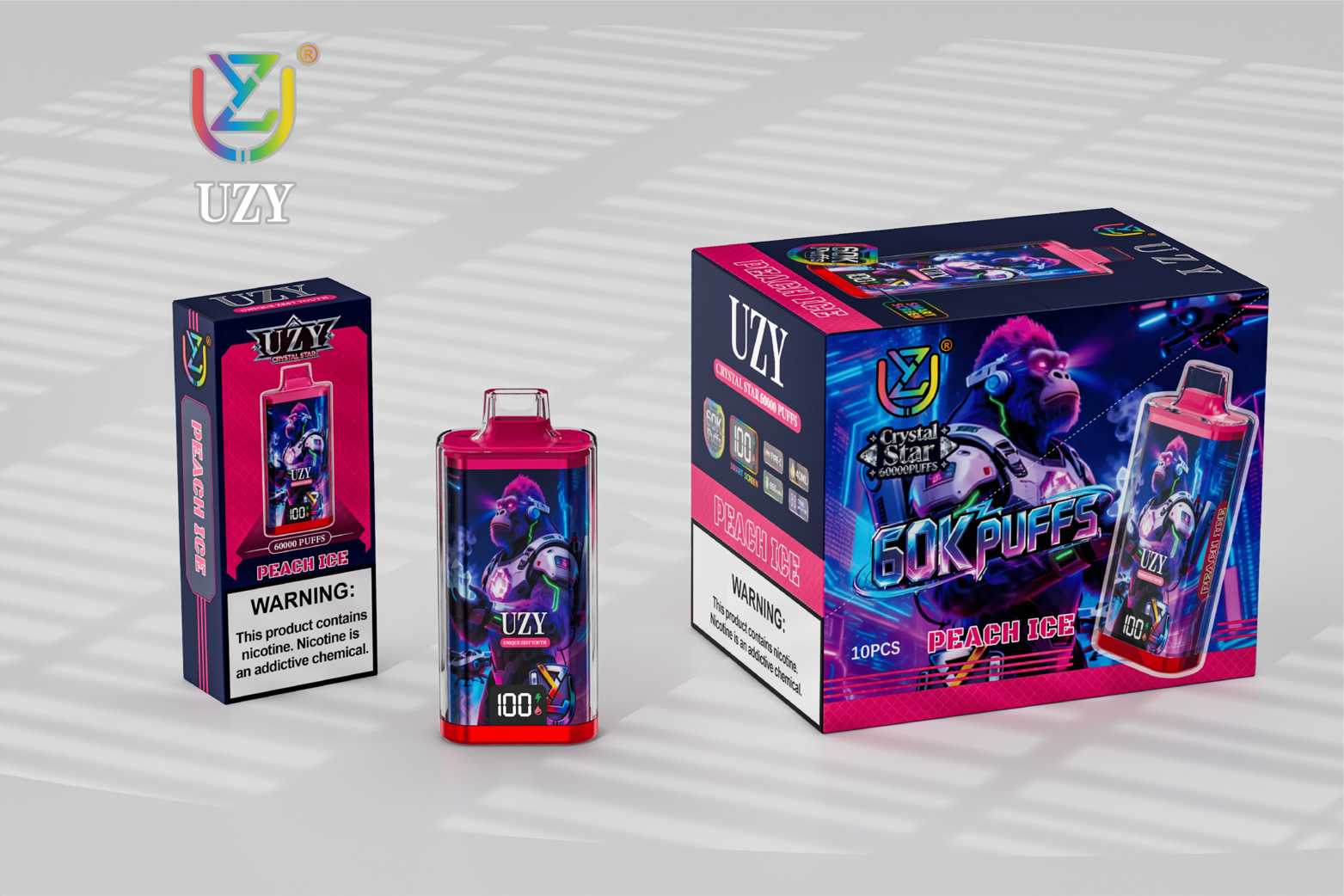 UZY Crystal Star 60000 60K Puff Disposable Vape - Image 7