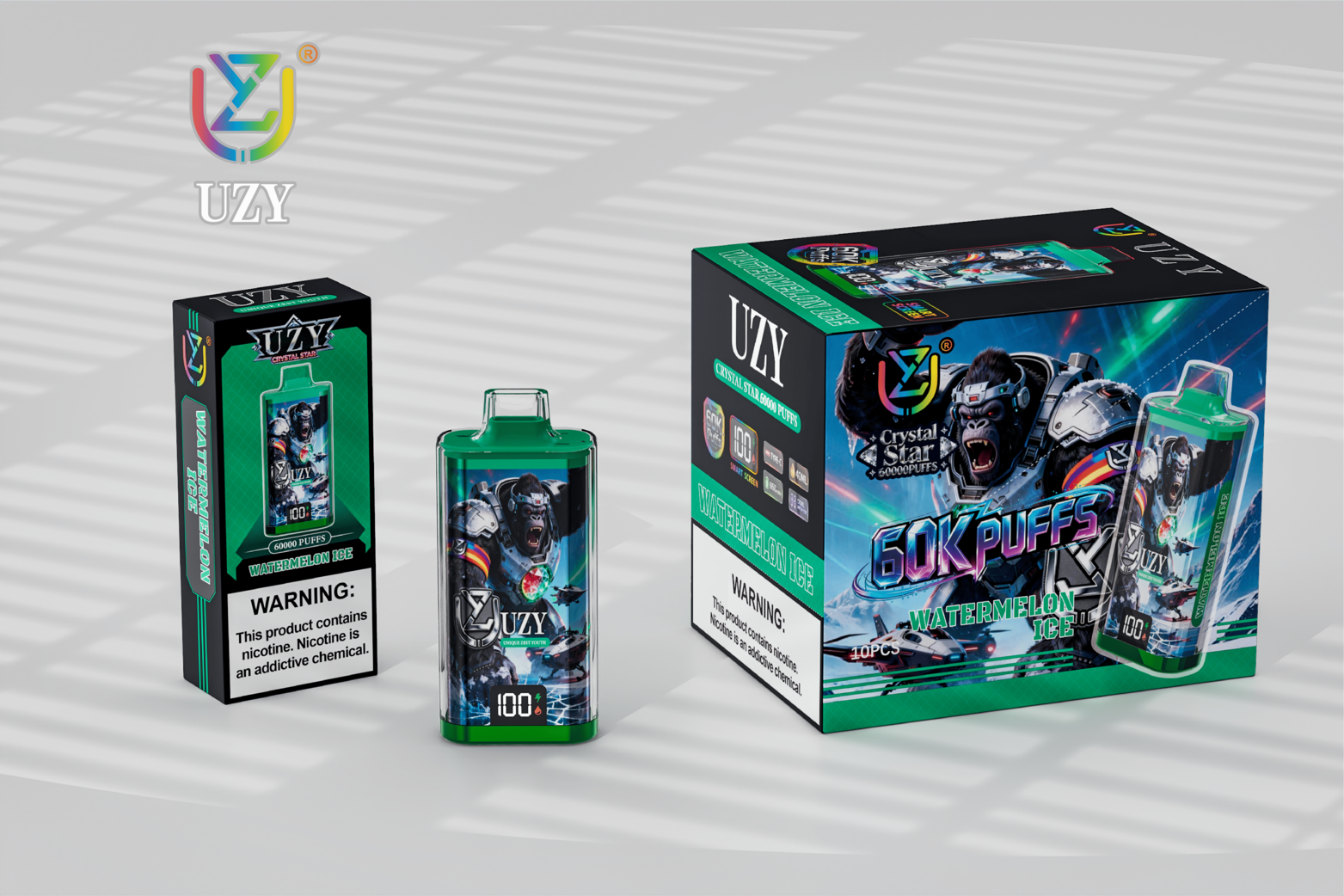 UZY Crystal Star 60000 60K Puff Disposable Vape - Image 10